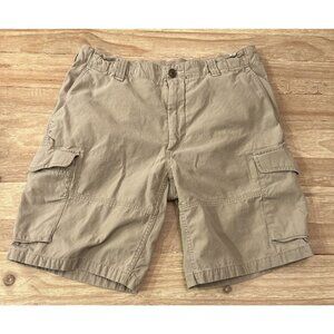 Polo Ralph Lauren Shorts Mens 35 Cargo Utility Canvas Drill Khaki Beige